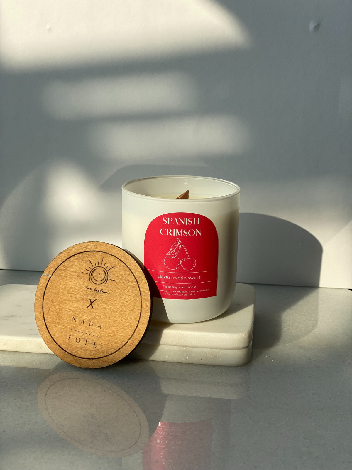 Spanish Crimson Candle