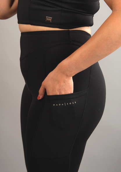 Lauren High-waist Legging | Onyx