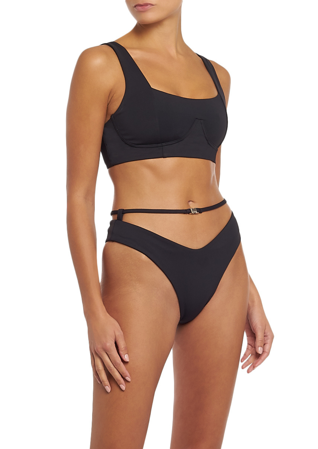 Capri Bikini Swim Bottom | Onyx