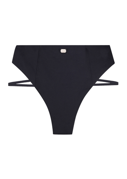 Cannes High-waist Swim Bottom | Onyx