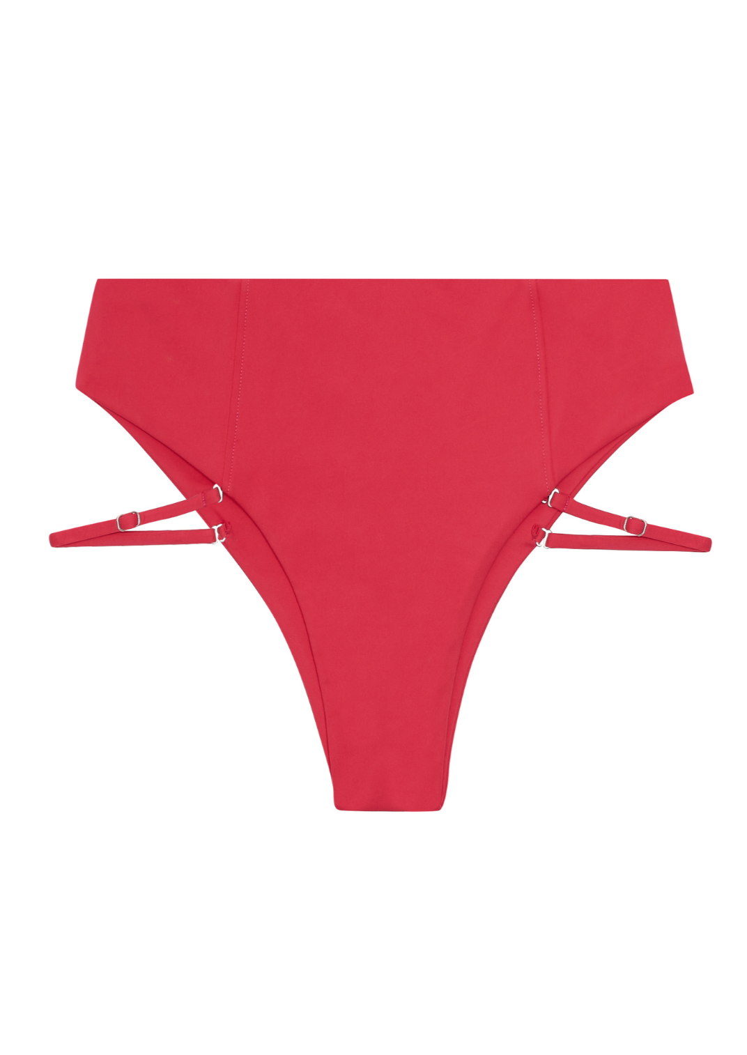 Cannes High-waist Swim Bottom | Spanish Crimson