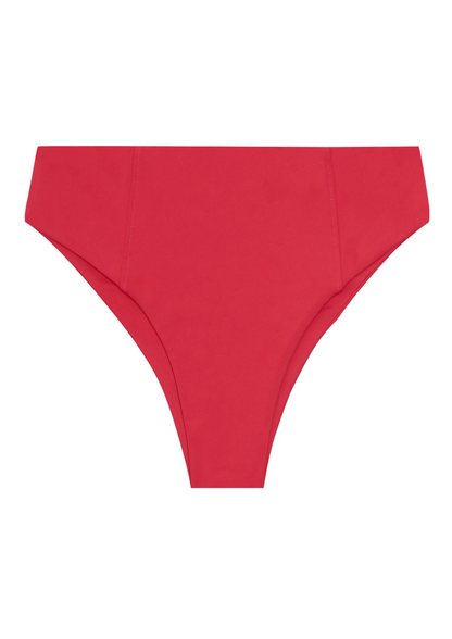 Cannes High-waist Swim Bottom | Spanish Crimson