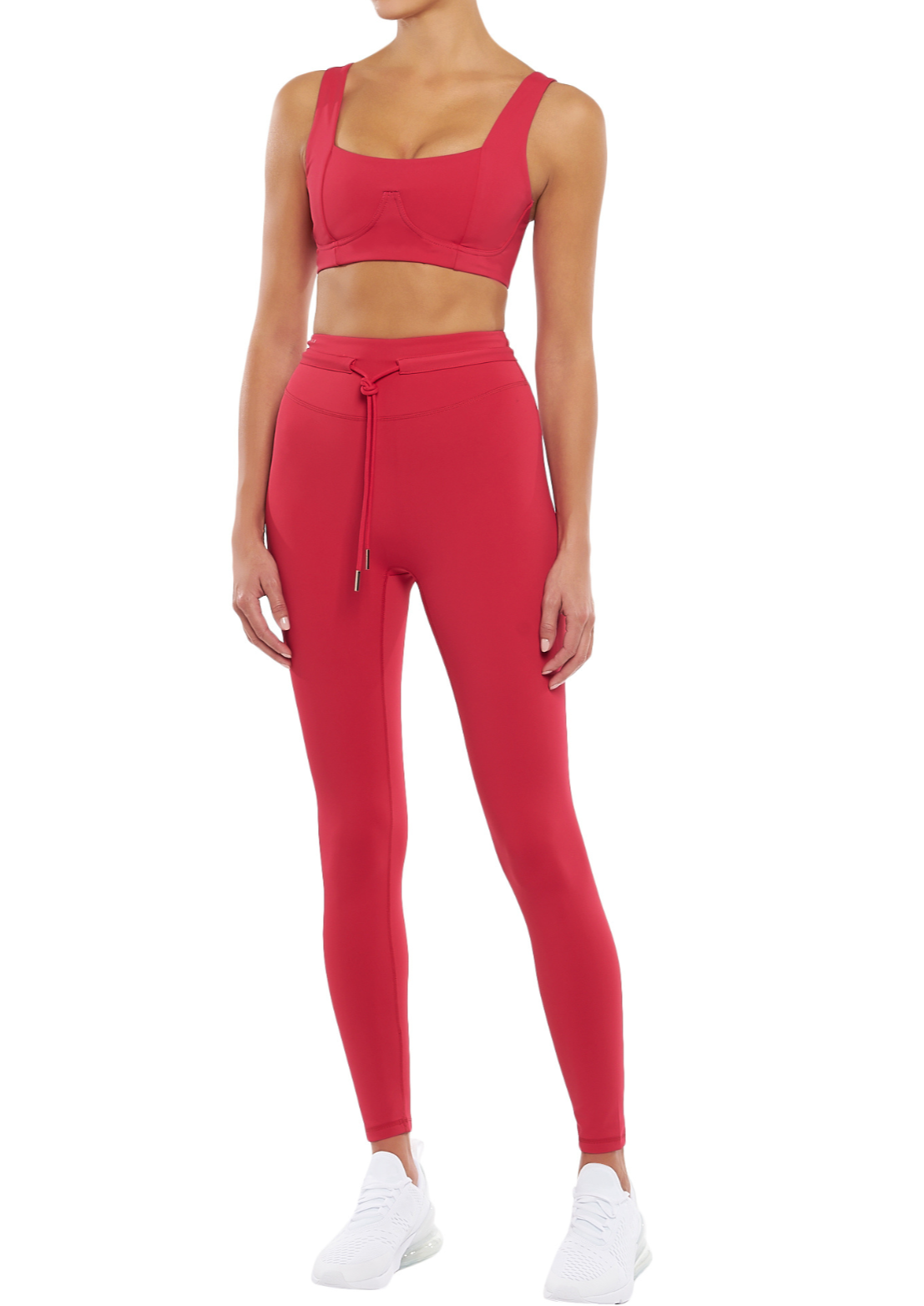 Nas High-waist Scrunch Legging | Spanish Crimson