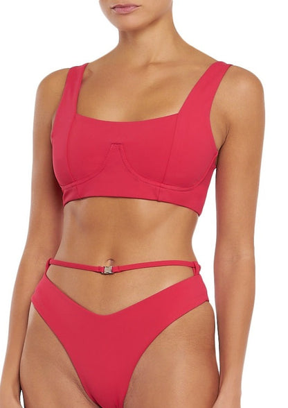 Julie Bra Top | Spanish Crimson